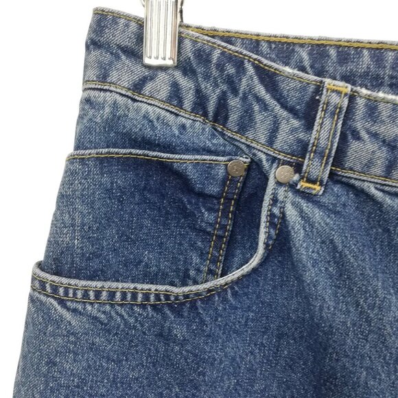 The Ragged Priest Wide Leg Skater Relaxed Loose Jeans Size 32 Cropped New NWT - Picture 4 of 11